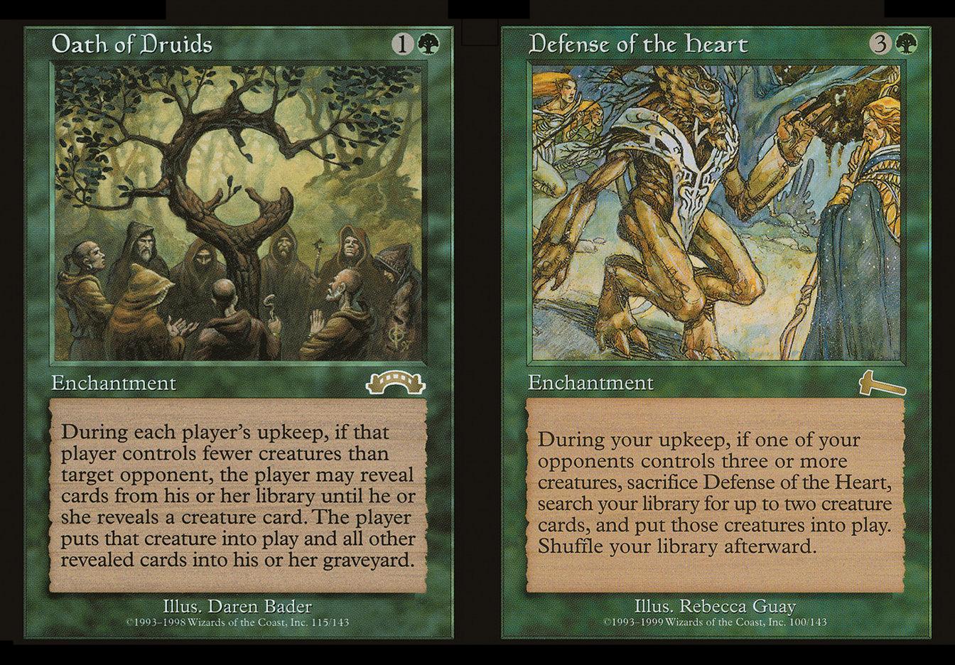 Oath of Druids and Defense of the Heart