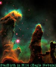 StarBirth in M16 
(Eagle Nebula)
