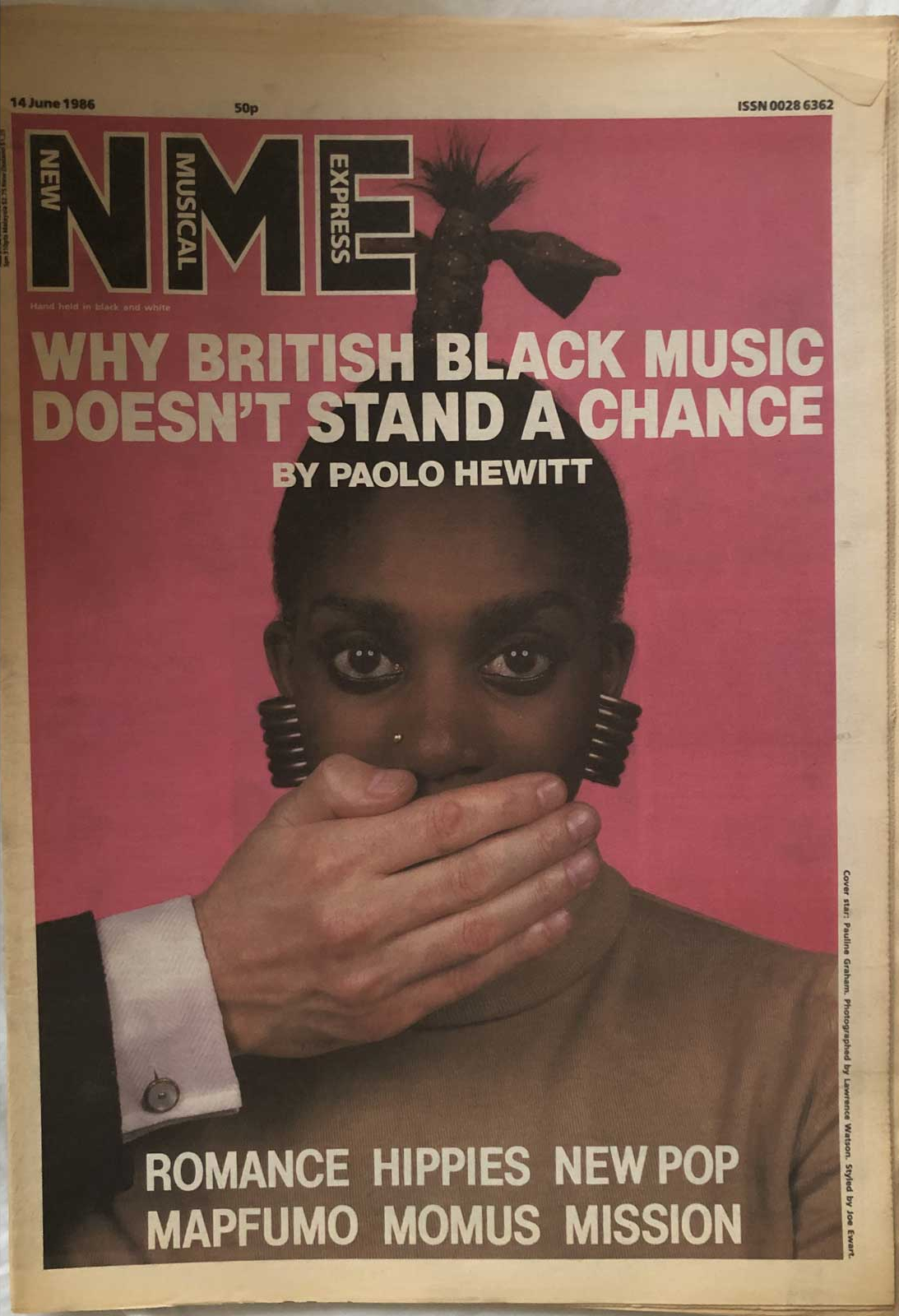 Cover of NME 14 June 1986